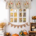 thumbnail image 2 of Farmhouse Daisy Tie Up Valance Curtains for Windows, Kitchen Curtains Window Treatments, Country Vintage Retro Floral Blossom Short Window Shades Valances for Bedroom Bathroom Cafe 42"x18", 2 of 8