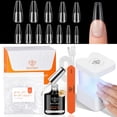 thumbnail image 1 of Kit de puntas de gel para uñas, modelo, ataúd largo con lámpara UV, 216 unidades, 1 of 9