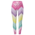 thumbnail image 3 of Shadoumai Womens Easter Leggings Cute Eggs Graphic High Waist Yoga Pants Tummy Control Workout Running Leggings, 3 of 4