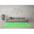 thumbnail image 3 of Ahgly Company Indoor Rectangle Abstract Emerald Green Modern Area Rugs, 6' x 9', 3 of 4