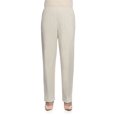 thumbnail image 1 of Alfred Dunner Pantalon en Sergé Moyen pour Femmes, Pierre, 12, 1 of 4
