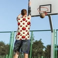 thumbnail image 5 of Sikiie Fruit Apples Basketball Jersey Reversible Men's Mesh Athletic Sports Shirts Training Practice S-4XLXX-Large, 5 of 6