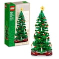 thumbnail image 1 of LEGO Christmas Tree Toy Building Set for Kids, Collectible Holiday Home Decor, Tabletop Christmas Tree Gift, Festive Craft Project for Families to Build Together, 2 Building Options in 1 Set, 40573, 1 of 5