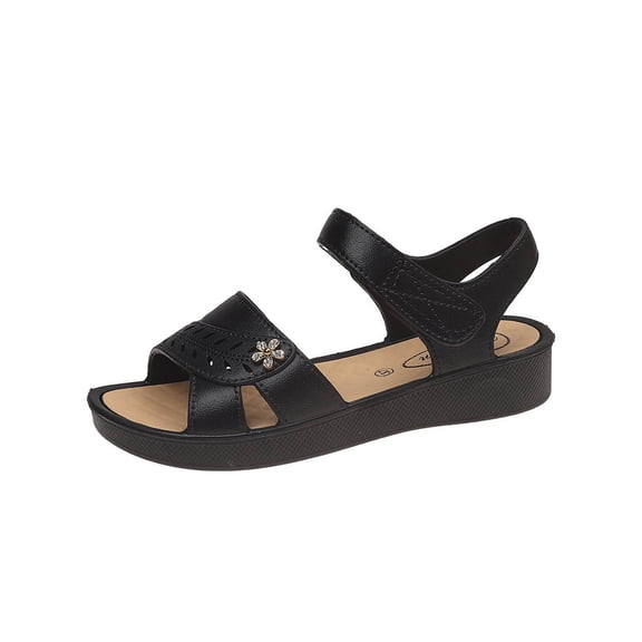 Abomasnow Sandals for Women Wedge Shoes: 2026 Comfortable Summer Dressy Platform Walking Sandals with Adjustable Hook Loop