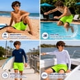 thumbnail image 3 of Quad Seven Boys Swim Trunks Quick Dry Swimming Shorts with Compression Liner, 3 of 6
