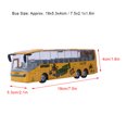 thumbnail image 4 of Khall Autobus de Simulation, Modèle d'Autobus de Transport 1:50 en Alliage à Rétrofriction avec Lumière et Musique pour Enfants, Modèle de Voiture en Alliage, 4 of 8