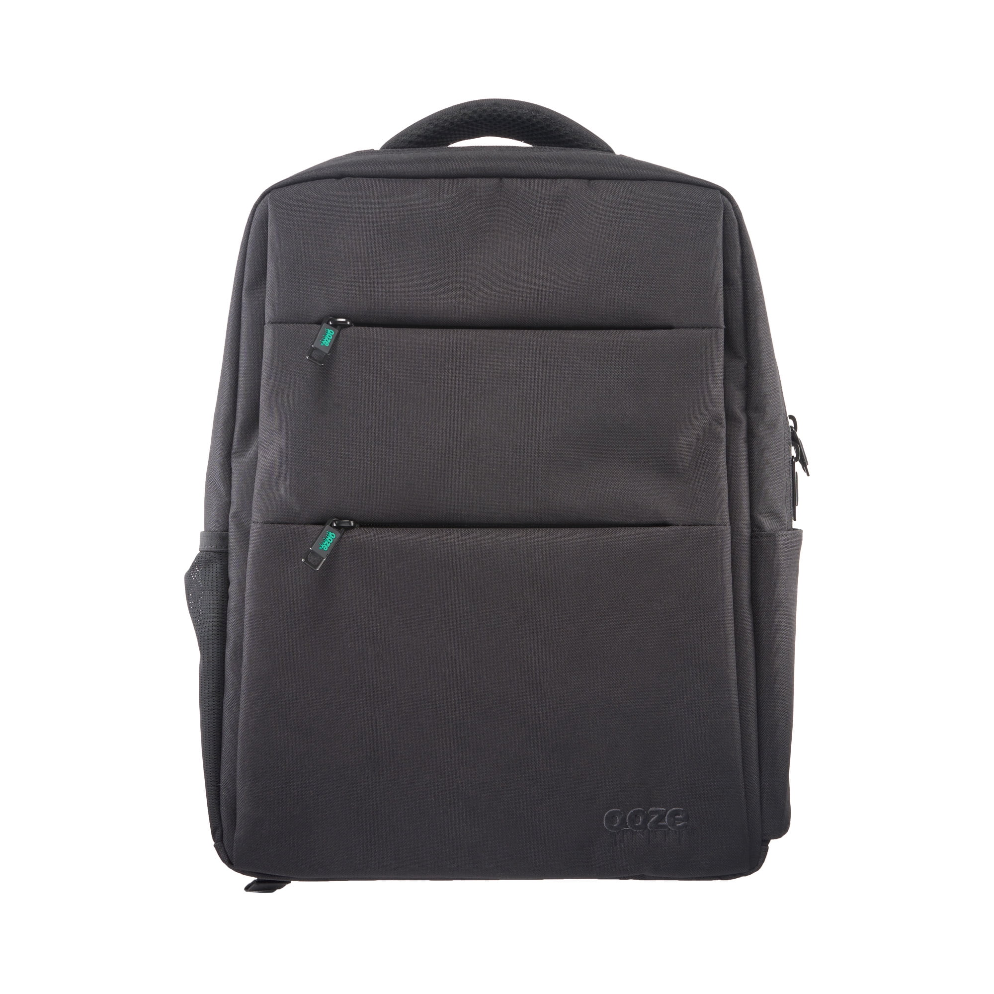 Ooze Black Smell Proof Travel Backpack - 18 x 14.5 x 3.5 inches, 9 Pockets, Water Resistant, Carbon-lined Interior