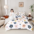 thumbnail image 4 of Castle Fairy Chic Flowers Bedding Comforter Set 2pcs for Female Men Women,Spring Garden Twin Comforter Sets Microfiber,Floral Blossoms Breathable Bedding Set,Breathable Home Decor,Reversible, 4 of 8