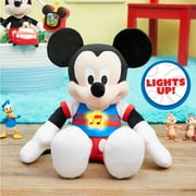Disney Junior Mickey Mouse Funhouse Singing Fun Mickey Mouse 13 Inch Lights and Sounds Feature Plushie, Sings The Wiggle Giggle Song Baby and Toddler Toys