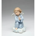 thumbnail image 3 of Ceramic Praying Angel Figurine 4.25in Religious Gift Baptism Decor, 3 of 3