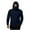 Navy#100, variant on YOIAVAIOY Mens Thermal Shirts Hoodie with Mask Long Sleeve Winter Sports Base Layer Top Active Running Sun Shirt Navy M