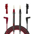 thumbnail image 1 of Electronic Test Leads Test Probes Multimeter Leads with Crocodile Clips Gold Plated Super Sharp Tips, 1 of 8