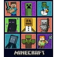 thumbnail image 2 of Men's Minecraft Character Boxes Graphic Tee Navy Blue X Large, 2 of 4