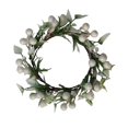 thumbnail image 2 of Guirnalda de Velas, Anillo, Corona Navideña para Puerta, Decoración Navideña, Puerta Delantera, Corona Navideña para Ventana de Navidad, Decoración de Estilo D, 2 of 8