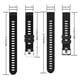 thumbnail image 2 of Correa de reloj de repuesto Correa de muñeca de silicona ajustable Accesorios para relojes deportivos al aire libre, Negro seitruly EL5021-01, 2 of 2