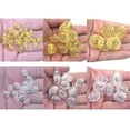 thumbnail image 2 of 30x Spiral Bead Hollow Cages Stone Holder Pendants Necklace Cage Charms for DIY, 2 of 16