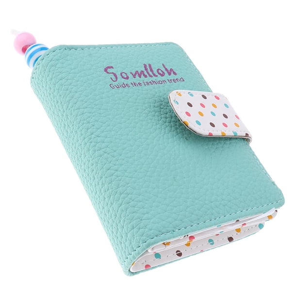monedero con cremallera, cartera de pequeña, tarjetero, moneder mujeres y niñas Verde Zulema Mini cartera de mujer