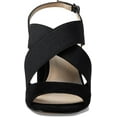 thumbnail image 3 of Pelle Moda Nolyn Strappy Women's Size 9 Black Leather Block Heel Sandal KHD986, 3 of 5