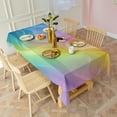 thumbnail image 3 of Rainbow Tie Dye Swirl Pattern Rectangle Tablecloth 60"x102",Waterproof Polyester Rectangle Table Cloth, Wipeable Spillproof Polyester Tablecloth for Dining, Camping, Indoor and Outdoor, 3 of 6