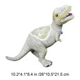 thumbnail image 3 of Solar Powered Dinosaur Garden Decoration, Resin Outdoor Ornament with LED Lights, Cute Patio Decor for Lawns, Backyards, Flower Beds and Courtyards, Lifelike Glowing Dinosaur Figurine, 3 of 9