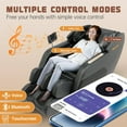 thumbnail image 5 of Molylex 2024 Massage Chair Recliner, Zero Gravity Full Body Massage Chair with Airbags, Heating, Bluetooth Speaker and Foot Rollers (Gray), 5 of 5