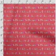 thumbnail image 3 of Soimoi Llama Alpaca Print,Cotton Cambric, Quilting Fabric Sold by The Yard 42 Inch Wide, Medium Weight Cotton Fabric, SewingSupplies,Red, 3 of 5
