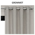 thumbnail image 4 of Clay Faux Linen Grommet Room Darkening Curtain (1 Panel), Clay, 50W X 96L, 4 of 10