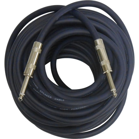 Audio2000'S ADC2832/10-P 1/4" to 1/4", 14 AWG Speaker Cable, 50ft
