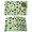 Green Beige, variant on St Patricks Day Placemats Set of 8, Spring Country Green Black Shamrock Placemats for Dining Table, Place Mats for Kitchen Tabletop, Waterproof Wipeable Dining Table Mats Set