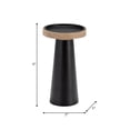 thumbnail image 6 of Sagebrook Home Wooden Flat Candle Holder Stand, 6 of 9