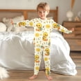 thumbnail image 6 of Dailycode Cotton Pajama Set Snug Fit Long Sleeve Top and Pants for 18M-8Y Cartoon Duck with Backpack, 6 of 7