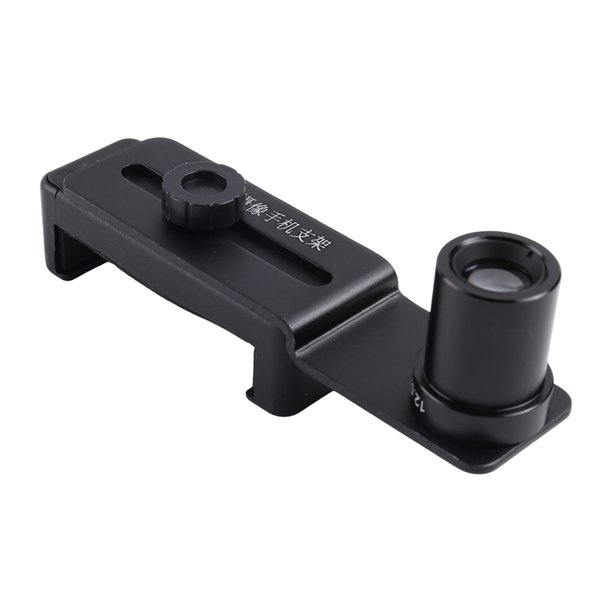 Soporte Metálico para Teléfono Móvil, Adaptador de Soporte para Microscopio Biológico con Ocular para Telescopio y Microscopio Estereoscópico.