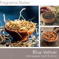 thumbnail image 2 of Manly Indulgence Blue Vetiver 22 oz 2 Wick Candle, Grey, 2 of 7
