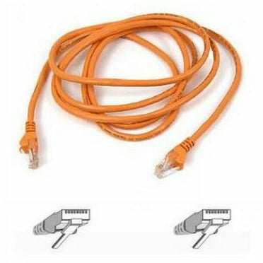 Belkin A3L791-14-ORG-S 14 ft. Cat 5E Orange UTP RJ45M/RJ45M Snagless Patch Cable