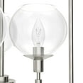 thumbnail image 4 of Hunter - Xidane 3-light Brushed Nickel, Medium Size Pendant Light, Dimmable, Mid Century Modern Style, Cylinder Shaped, for Bedrooms, Dining, Living Rooms - 19750, 4 of 6