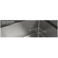 thumbnail image 3 of Kohler K-31466-1 Prologue 33" X 22" Undermount Or Drop In Stainless Steel Kitchen Sink -, 3 of 7