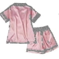 thumbnail image 2 of Pajama Set For Kids Silk Pajama Sleepwear, 2 of 4