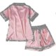 thumbnail image 2 of Conjunto de pijama infantil de seda para dormir, 2 of 4