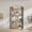 Natural Oak, variant on Skandiquip 4‑Tier Industrial Etagere Bookshelf, Rustic Wood & Metal Open Storage Shelving Unit, Walnut