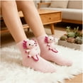 thumbnail image 5 of 3D Knit Animal Socks, Animal Socks Hand Crocheted, Double-layer cotton, Warm embrace，Crochet Animal Slipper Socks - Handmade Plush Creature Socks With Non-Slip Grips for Kids & Adults, 5 of 12