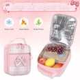 thumbnail image 4 of Mochila ACESAK para niñas, jardín de infantes, escuela primaria, rosa, 4 of 7