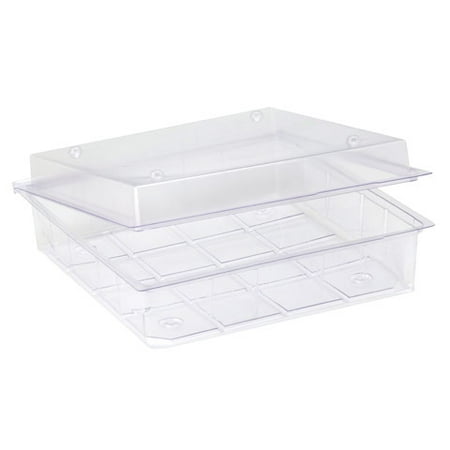 12 X 12 Paper Storage - Darice Protect N Store Box - Plastic - Clear - 12 x 12 inches