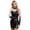 Black, variant on YiZYiF Womens Witch Cosplay Costume Patent Leather Bodycon Dress Long Sleeve Back Zipper Sheath Dress Black XL