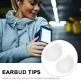thumbnail image 5 of Raindrops Earbuds Protector Earbuds Cap Silicone 10 Pairs White, 5 of 8