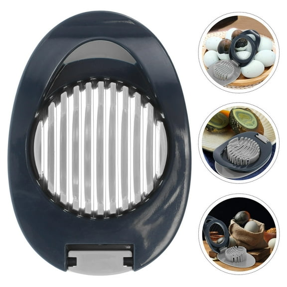 WASHWEPE 1Pcs Plastic Egg Slicer for Hard Boiled Eggs and Fruit Kitchen Use