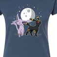 thumbnail image 3 of Pokémon - Celestial Espeon And Umbreon  - Juniors Fitted Graphic T-Shirt, 3 of 5