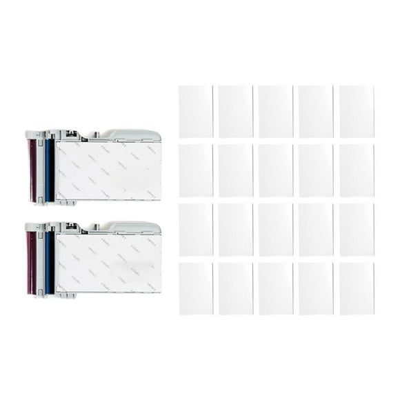 Papeles fotográficos Cartuchos de papel Proyectos de bricolaje Impresión con cámara instantánea Adhesivo fuerte 20 hojas