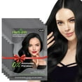 thumbnail image 5 of (2 pack) Herbishh Black Hair Color Shampoo for Gray Hair, 3-in-1 Dye Cleanse & Condition, Ammonia-Free, Long-Lasting Coverage, Easy to Use, Travel Pack, 30ml Each Sachet, Ideal for Men & Women, Pack of 20, 5 of 9