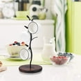 thumbnail image 4 of MEZOOM Mug Tree, Coffee Cup Holder for Counter, Tea Cup Storage Rack Countertop, Cafe Accessories Decor & Kitchen Organizer Storage Stand, Black, 4 of 6