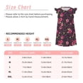 thumbnail image 3 of Easygdp Mélange de Roses Léopard 2 pour Filles Robe de Pyjama, Nuisette de Princesse pour Filles, Adorables Manches à Volants, Sans Fermetures Éclair Ni Boutons-Grand, 3 of 6